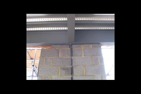 When the blockwork leaf provides the primary air barrier, the blocks must be sufficiently airtight and the joints fully filled